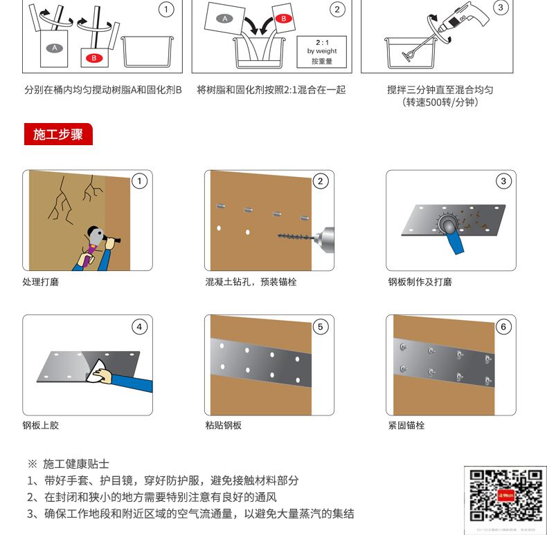 包钢广河粘钢加固施工过程